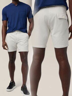 Good Man Brand Men's Light Silver Tulum 7" Flex Jersey Short - Size 3XL - NWT$98